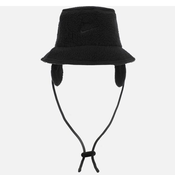 Nike Apex Winterized Bucket Hat Unisex S Sportswear Cap Casual Black FZ2205 010 - Picture 2 of 6